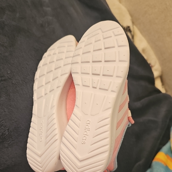Adidas Kids Cloudfoam Pure 2.0 Pink Sneakers Size 2 - Picture 6 of 7